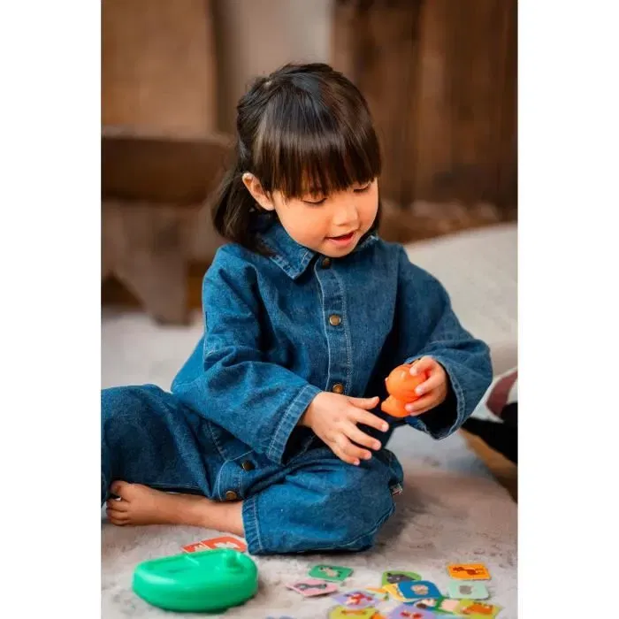 Nathan NAT3701656100485 Pequeño Juego de Preguntas sobre Animales - Juego Educativo - A Partir de 3 Años