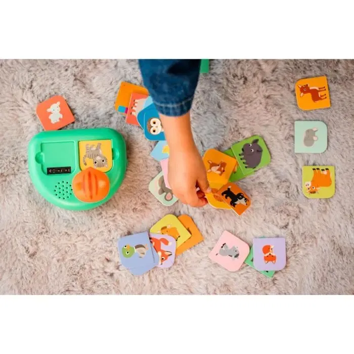 Nathan NAT3701656100485 Pequeño Juego de Preguntas sobre Animales - Juego Educativo - A Partir de 3 Años