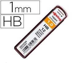 Rotring Minas de Grafito 1 mm HB Estuche 12 Minas