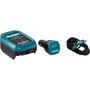 Makita DC18SJ + ADP14 + USB-C Car Charger para baterías LXT