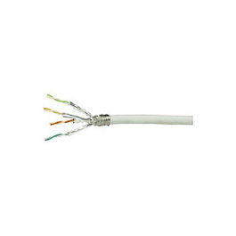 LogiLink Cable de red S/FTP Cat.6, PVC, blanco, 50m
