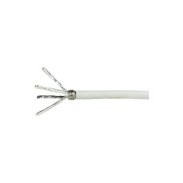 LogiLink Cable de red S/FTP Cat.6, PVC, blanco, 50m