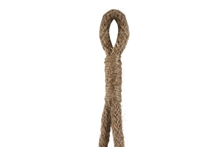 DKD Home Decor Macetero Balines Set de 3 (2 Unidades) Seagrass Plástico Natural 23 x 88 x 23 cm