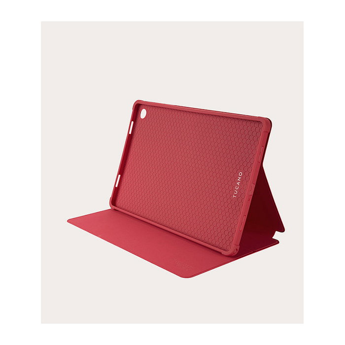 TUCANO Gala TAB-GSA11P25-R Funda Folio Samsung Galaxy Tab A11+ (2025)/Tab 9+ 11", 3 Modos de Soporte, Color Rojo, Hecho de rPET Reciclado