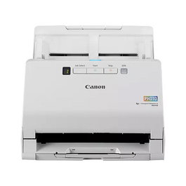 Canon RS40 imageFORMULA Escáner de Documentos con ADF y Duplex, USB 2.0, 40 ppm en B/N, 600 x 600 DPI, Alimentador 60 Hojas, Blanco