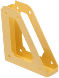 FAIBO Caja de 10 Revisteros de Plástico Amarillo Pastel