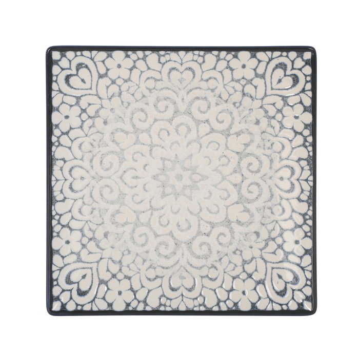 La Mediterranea Plato de Postre 18 cm Azurill Elite Brillo