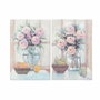 DKD Home Decor Cuadro Lienzo MDF 60x2,5x90 Florero Surtido de 2 Unidades