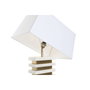 DKD Home Decor Lámpara de Sobremesa de Acero y Mármol Mate Dorado y Blanco