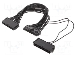 GEMBIRD Cable de alimentación Cablexpert 0,3m negro