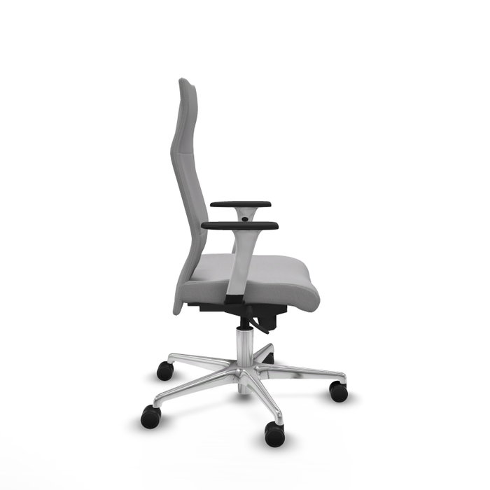 PIQUERAS Y CRESPO Sillón Albacete Gris Claro con Mecanismo Sincro y Base de Aluminio PIQUERAS Y CRESPO Sillón Albacete Gris Claro con Mecanismo Sincro y Base de Aluminio