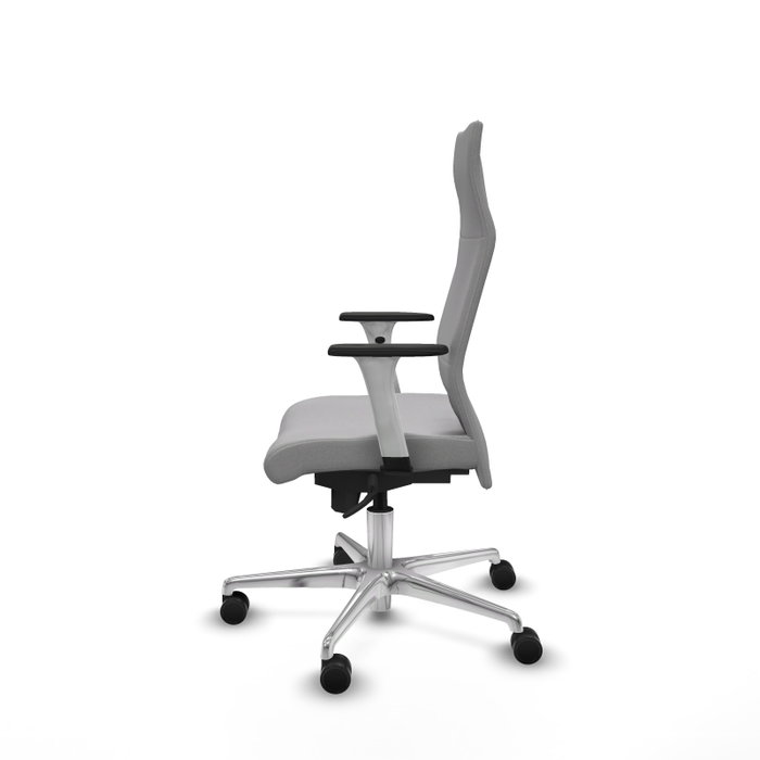 PIQUERAS Y CRESPO Sillón Albacete Gris Claro con Mecanismo Sincro y Base de Aluminio PIQUERAS Y CRESPO Sillón Albacete Gris Claro con Mecanismo Sincro y Base de Aluminio