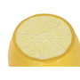 DKD Home Decor Mesita Auxiliar Magnesia 36x36x41 Amarillo Limón