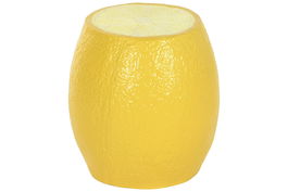 DKD Home Decor Mesita Auxiliar Urban Amarillo Magnesia 36 x 36 x 41 cm