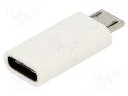 RASPBERRY PI Adaptador Micro USB (M) a USB-C (F) Blanco