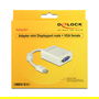 DeLOCK ST-BU Adaptador Mini DisplayPort a VGA (D-Sub), Cable 0.18 m, Macho/Hembra, Blanco