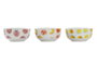 DKD Home Decor Bol de Porcelana Frutas Surtido de Colores