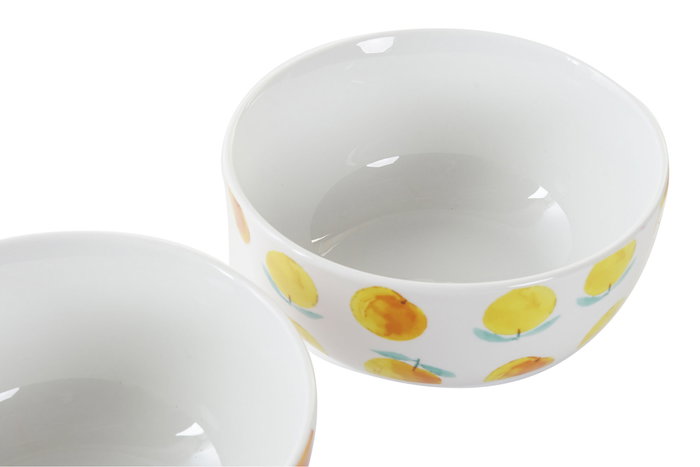 DKD Home Decor Bol de Porcelana Frutas Surtido de Colores DKD Home Decor Bol de Porcelana Frutas Surtido de Colores
