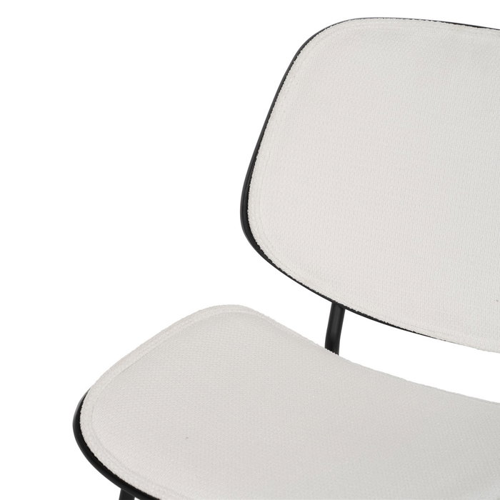 Silla Blanco Dm-Metal Salón 49 X 50 X 80 cm (Set de 2)
