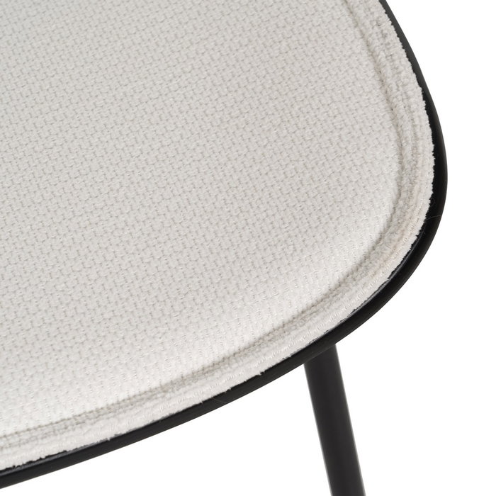 Silla Blanco Dm-Metal Salón 49 X 50 X 80 cm (Set de 2)