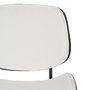 Silla Blanco Dm-Metal Salón 49 X 50 X 80 cm (Set de 2)