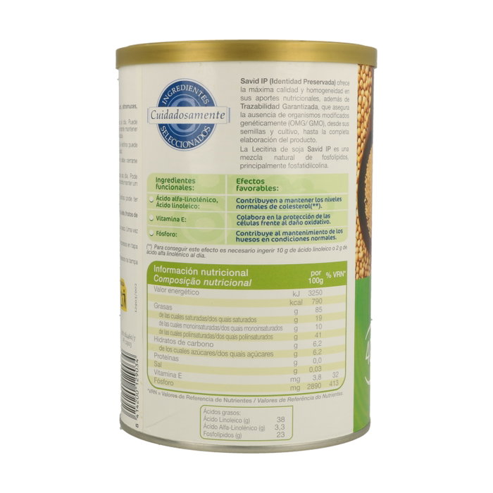 Dietisa Lecitina de Soja IP Savid 400 g Dietisa Lecitina de Soja IP Savid 400 g