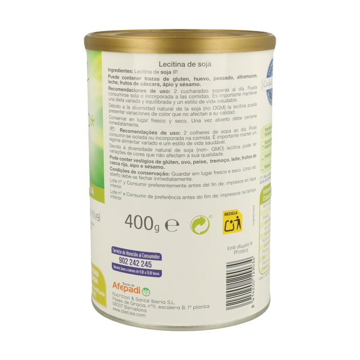 Dietisa Lecitina de Soja IP Savid 400 g Dietisa Lecitina de Soja IP Savid 400 g