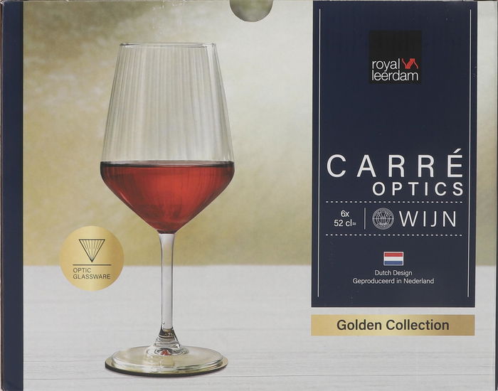 Inde Set 6 Copas Vino 52 cl Carre Optics