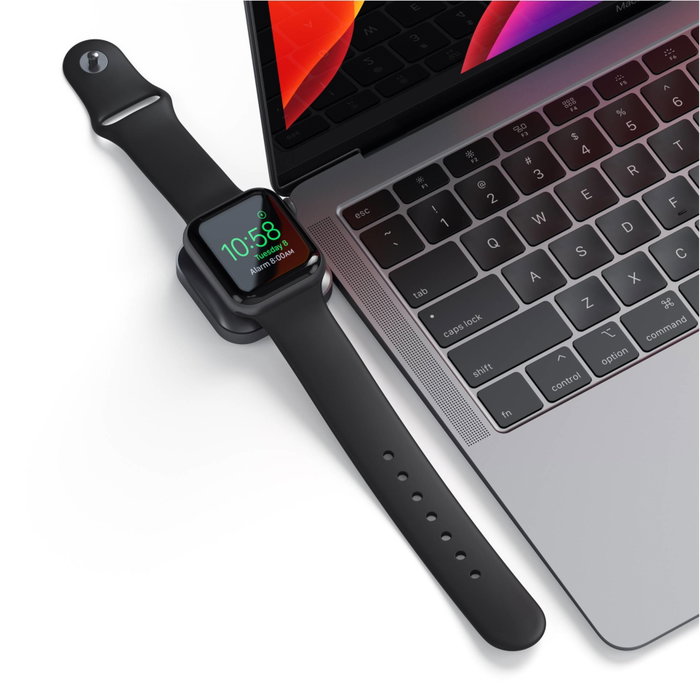 Satechi USB-C Magnetic Charging Dock para Apple Watch - Gris espacial