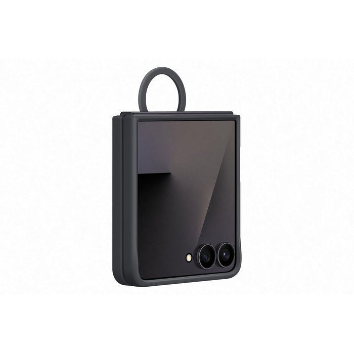 Samsung Ring Case (Silicone) para Galaxy Z Flip7 - Negro Samsung Ring Case (Silicone) para Galaxy Z Flip7 - Negro