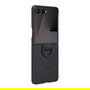 Samsung Ring Case Funda de Silicona para Galaxy Z Flip 5 (2023) - Negro