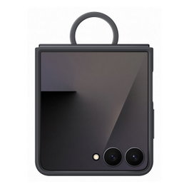 Samsung Ring Case Silicone para Galaxy Z Flip7 - Negro