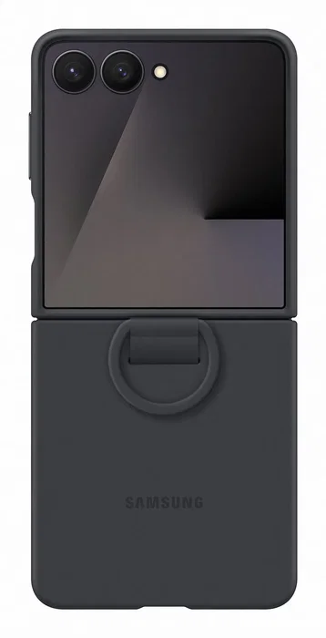 Samsung Ring Case (Silicone) para Galaxy Z Flip7 - Negro Samsung Ring Case (Silicone) para Galaxy Z Flip7 - Negro