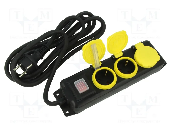 GOOBAY Prolongador de Alimentación H07RN-F 3G1,5mm2 3m GOOBAY Prolongador de Alimentación H07RN-F 3G1,5mm2 3m