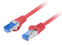LANBERG Cable de Red Cat6a S/FTP PCF6A-10CC Rojo 0,5 m
