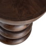 Mesita Marrón Madera de Mango Salón 35 X 35 X 47 cm