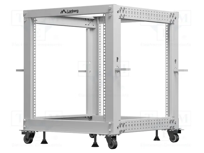 Lanberg Open Rack 12U 600x600-1100 regulado gris
