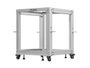 Lanberg Open Rack 12U 600x600-1100 regulado gris