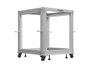 Lanberg Open Rack 12U 600x600-1100 regulado gris
