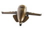 DKD Home Decor Reloj de Sobremesa de Hierro con Diseño de Avión (Pack de 2, Surtido)