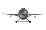 DKD Home Decor Reloj de Sobremesa de Hierro con Diseño de Avión (Pack de 2, Surtido)