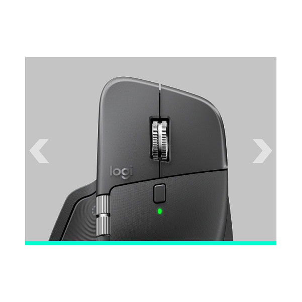 Logitech Ratón MX Master 4 for Business Graphite, Inalámbrico 2.4GHz/Bluetooth, Versión Empresarial