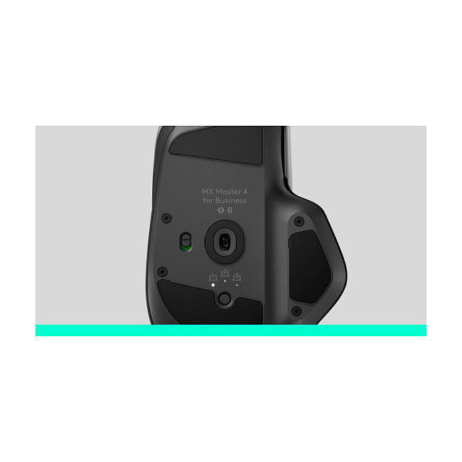 Logitech Ratón MX Master 4 for Business Graphite, Inalámbrico 2.4GHz/Bluetooth, Versión Empresarial