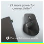 Logitech Ratón MX Master 4 for Business Graphite, Inalámbrico 2.4GHz/Bluetooth, Versión Empresarial