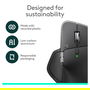 Logitech Ratón MX Master 4 for Business Graphite, Inalámbrico 2.4GHz/Bluetooth, Versión Empresarial