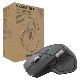 Logitech Ratón MX Master 4 for Business Graphite, Inalámbrico 2.4GHz/Bluetooth, Versión Empresarial