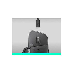 Logitech Ratón MX Master 4 for Business Graphite, Inalámbrico 2.4GHz/Bluetooth, Versión Empresarial