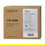 LogiLink Tarjeta PCIe USB 3.0 de 4 Puertos PC0057A, 5 Gbps Interna para PC