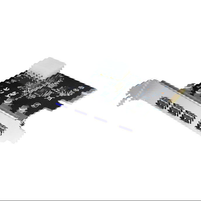 LogiLink Tarjeta PCIe USB 3.0 de 4 Puertos PC0057A, 5 Gbps Interna para PC LogiLink Tarjeta PCIe USB 3.0 de 4 Puertos PC0057A, 5 Gbps Interna para PC