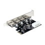 LogiLink PC0057A Controladora de 4 Puertos USB 3.0 PCI Express